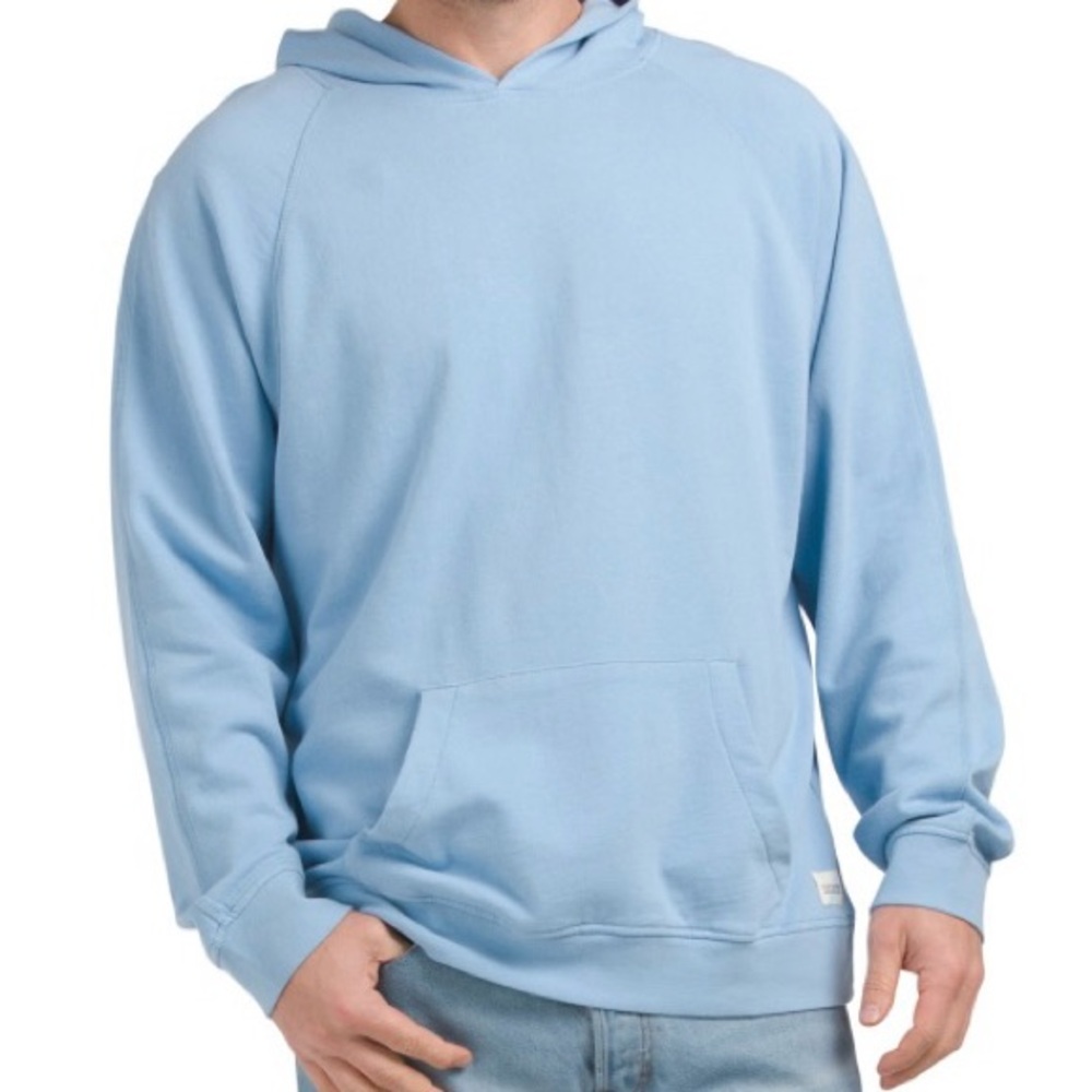 Fair Harbor Hoodie Saltaire XL Surf Blue Cotton Polyester NWT MSRP $108